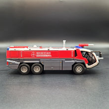 Load image into Gallery viewer, Explorafind 2010 Rosenbauer Panther 6x6 Style Airport Crash Tender Vehicle Red 1:50 Die Cast
