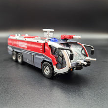 Load image into Gallery viewer, Explorafind 2010 Rosenbauer Panther 6x6 Style Airport Crash Tender Vehicle Red 1:50 Die Cast
