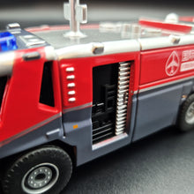 Load image into Gallery viewer, Explorafind 2010 Rosenbauer Panther 6x6 Style Airport Crash Tender Vehicle Red 1:50 Die Cast
