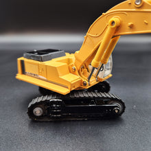 Load image into Gallery viewer, Explorafind Liebherr Style 974 Excavator with Hammer/Drill Implement Yellow 1:87 Die Cast
