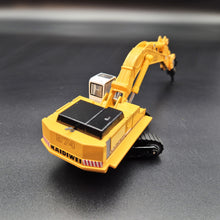 Load image into Gallery viewer, Explorafind Liebherr Style 974 Excavator with Hammer/Drill Implement Yellow 1:87 Die Cast
