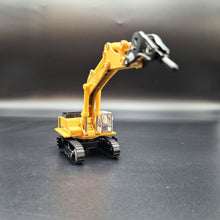 Load image into Gallery viewer, Explorafind Liebherr Style 974 Excavator with Hammer/Drill Implement Yellow 1:87 Die Cast
