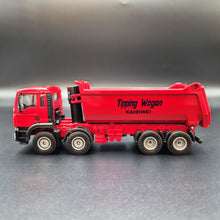 Load image into Gallery viewer, Explorafind 2009 MAN TGS 8x4 Style Dump Truck Red 1:50 Die Cast Truck
