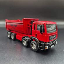 Load image into Gallery viewer, Explorafind 2009 MAN TGS 8x4 Style Dump Truck Red 1:50 Die Cast Truck
