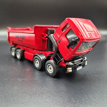 Load image into Gallery viewer, Explorafind 2009 MAN TGS 8x4 Style Dump Truck Red 1:50 Die Cast Truck
