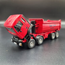 Load image into Gallery viewer, Explorafind 2009 MAN TGS 8x4 Style Dump Truck Red 1:50 Die Cast Truck
