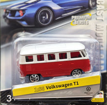 Load image into Gallery viewer, Explorafind 1966 Volkswagen T1 Red/White 1:56 Die Cast Van New
