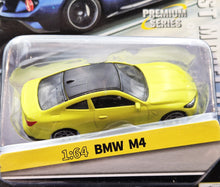 Load image into Gallery viewer, Explorafind 2023 BMW M4 G82 Yellow 1:64 Die Cast Car New
