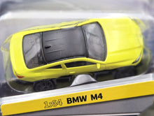 Load image into Gallery viewer, Explorafind 2023 BMW M4 G82 Yellow 1:64 Die Cast Car New
