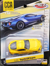 Load image into Gallery viewer, Explorafind 2023 Toyota GR Supra Yellow 1:58 Die Cast Car New
