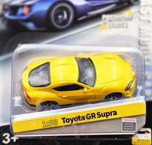 Load image into Gallery viewer, Explorafind 2023 Toyota GR Supra Yellow 1:58 Die Cast Car New
