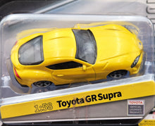 Load image into Gallery viewer, Explorafind 2023 Toyota GR Supra Yellow 1:58 Die Cast Car New
