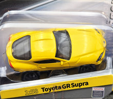 Load image into Gallery viewer, Explorafind 2023 Toyota GR Supra Yellow 1:58 Die Cast Car New
