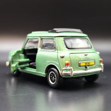 Load image into Gallery viewer, Explorafind 1963 Morris Mini MKI with Sunroof Green 1:50 Die Cast Car New
