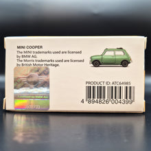 Load image into Gallery viewer, Explorafind 1963 Morris Mini MKI with Sunroof Green 1:50 Die Cast Car New
