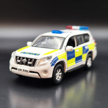 Load image into Gallery viewer, Explorafind 2013 Toyota Prado Hong Kong Police Traffic Division 1:64 Die Cast Car New
