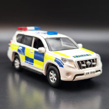 Load image into Gallery viewer, Explorafind 2013 Toyota Prado Hong Kong Police Traffic Division 1:64 Die Cast Car New
