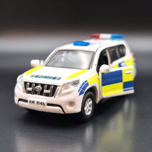 Load image into Gallery viewer, Explorafind 2013 Toyota Prado Hong Kong Police Traffic Division 1:64 Die Cast Car New
