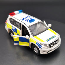 Load image into Gallery viewer, Explorafind 2013 Toyota Prado Hong Kong Police Traffic Division 1:64 Die Cast Car New
