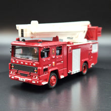 Load image into Gallery viewer, Explorafind 2003 Dennis Hong Kong FSD Hydrulic Platform F58 Fire Truck 1:64 Die Cast New
