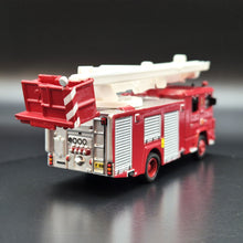 Load image into Gallery viewer, Explorafind 2003 Dennis Hong Kong FSD Hydrulic Platform F58 Fire Truck 1:64 Die Cast New
