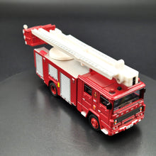 Load image into Gallery viewer, Explorafind 2003 Dennis Hong Kong FSD Hydrulic Platform F58 Fire Truck 1:64 Die Cast New
