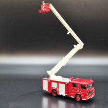 Load image into Gallery viewer, Explorafind 2003 Dennis Hong Kong FSD Hydrulic Platform F58 Fire Truck 1:64 Die Cast New
