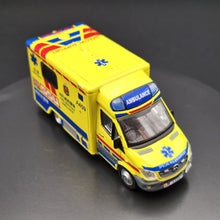 Load image into Gallery viewer, Explorafind 2019 Mercedes-Benz Sprinter FL SSU Fire Services Ambulance 1:64 Die Cast New
