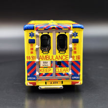 Load image into Gallery viewer, Explorafind 2019 Mercedes-Benz Sprinter FL SSU Fire Services Ambulance 1:64 Die Cast New
