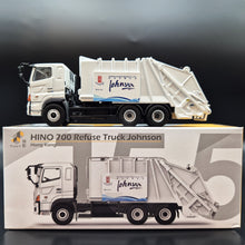 Load image into Gallery viewer, Explorafind 2019 Hino Series 700 Garbage Truck White 1:76 Die Cast Truck New
