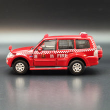 Load image into Gallery viewer, Explorafind 2015 Mitsubishi Pajero Hong Kong FSD F2908 Red 1:64 Die Cast Car New
