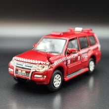 Load image into Gallery viewer, Explorafind 2015 Mitsubishi Pajero Hong Kong FSD F2908 Red 1:64 Die Cast Car New
