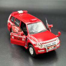 Load image into Gallery viewer, Explorafind 2015 Mitsubishi Pajero Hong Kong FSD F2908 Red 1:64 Die Cast Car New
