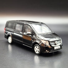 Load image into Gallery viewer, Explorafind 2019 Mercedes-Benz Vito Black 1:64 Die Cast Van New
