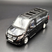 Load image into Gallery viewer, Explorafind 2019 Mercedes-Benz Vito Black 1:64 Die Cast Van New
