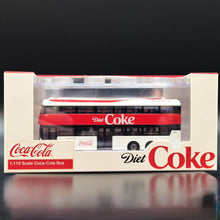 Load image into Gallery viewer, Explorafind Volvo B8L Coca-Cola Double Decker Bus White/Red 1:110 Die Cast New
