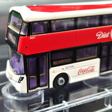 Load image into Gallery viewer, Explorafind Volvo B8L Coca-Cola Double Decker Bus White/Red 1:110 Die Cast New
