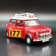 Load image into Gallery viewer, Explorafind 1967 Mini Cooper MKI Rally Red 1:50 Die Cast Car New
