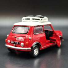 Load image into Gallery viewer, Explorafind 1967 Mini Cooper MKI Rally Red 1:50 Die Cast Car New
