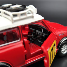 Load image into Gallery viewer, Explorafind 1967 Mini Cooper MKI Rally Red 1:50 Die Cast Car New
