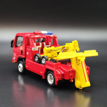 Load image into Gallery viewer, Explorafind 2015 Isuzu N Series NPR Tow Truck Taiwan Police 1:64 Die Cast Truck New
