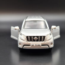 Load image into Gallery viewer, Explorafind 2013 Toyota Prado Silver 1:64 Die Cast Car New
