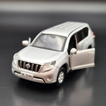 Load image into Gallery viewer, Explorafind 2013 Toyota Prado Silver 1:64 Die Cast Car New
