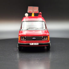 Load image into Gallery viewer, Explorafind 1980 Ford Transit MKII Lighting Tender Van Hong Kong FSD Red 1:76 Die Cast New
