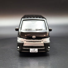 Load image into Gallery viewer, Explorafind 2017 Toyota Hiace Black 1:64 Die Cast Van New
