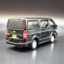 Load image into Gallery viewer, Explorafind 2017 Toyota Hiace Black 1:64 Die Cast Van New
