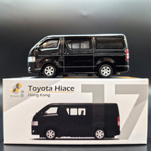 Load image into Gallery viewer, Explorafind 2017 Toyota Hiace Black 1:64 Die Cast Van New
