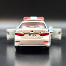 Load image into Gallery viewer, Explorafind 2011 Toyota Camry Thailand Police Silver 1:64 Die Cast Car New
