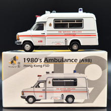 Load image into Gallery viewer, Explorafind 1980 Ford Transit MKII Ambulance A98 Hong Kong FSD 1:76 Die Cast New
