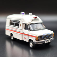 Load image into Gallery viewer, Explorafind 1980 Ford Transit MKII Ambulance A98 Hong Kong FSD 1:76 Die Cast New
